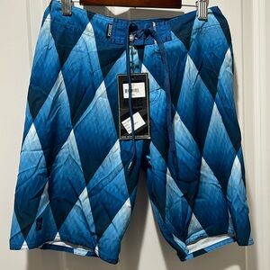 New w/ tags Micros boys size 8 board shorts